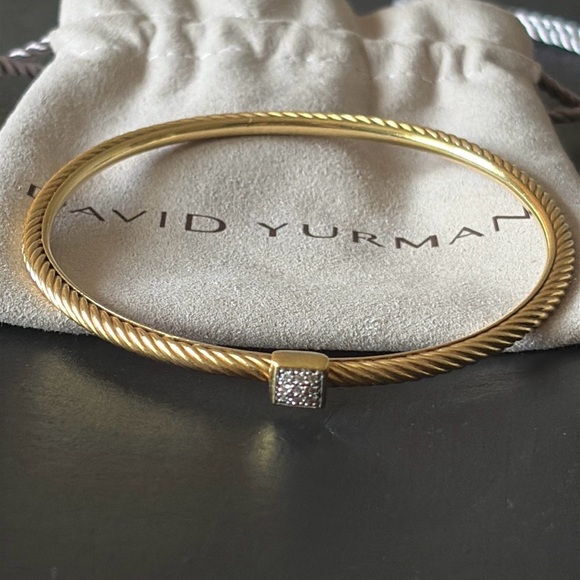 Authentic David Yurman Starburst Gold Bracelet - Picture 2 of 6